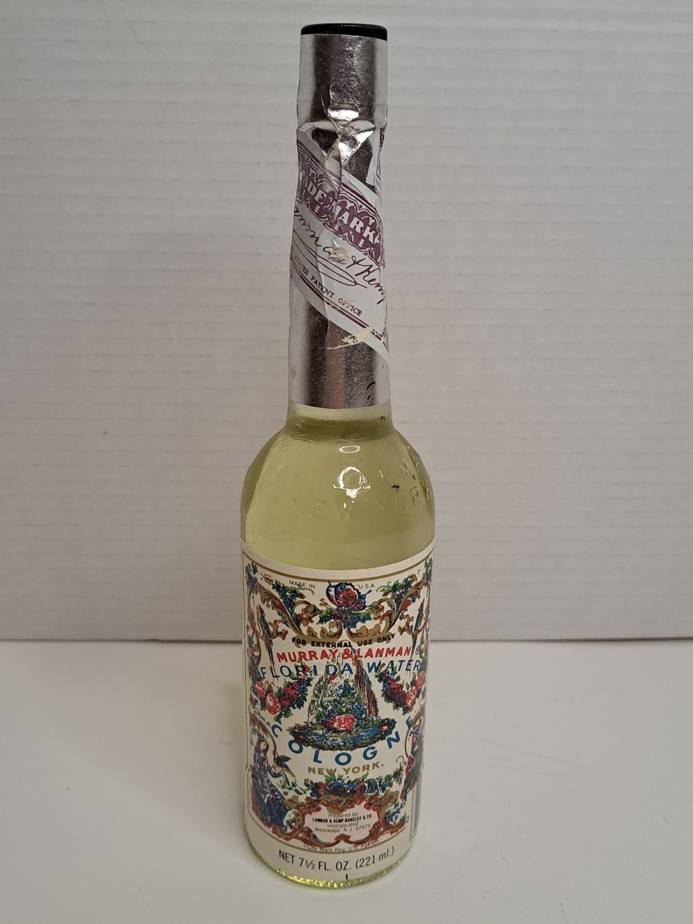 Murray & Lanman Florida Water 7.5oz Cologne Made in July 1993 Sealed Bottle